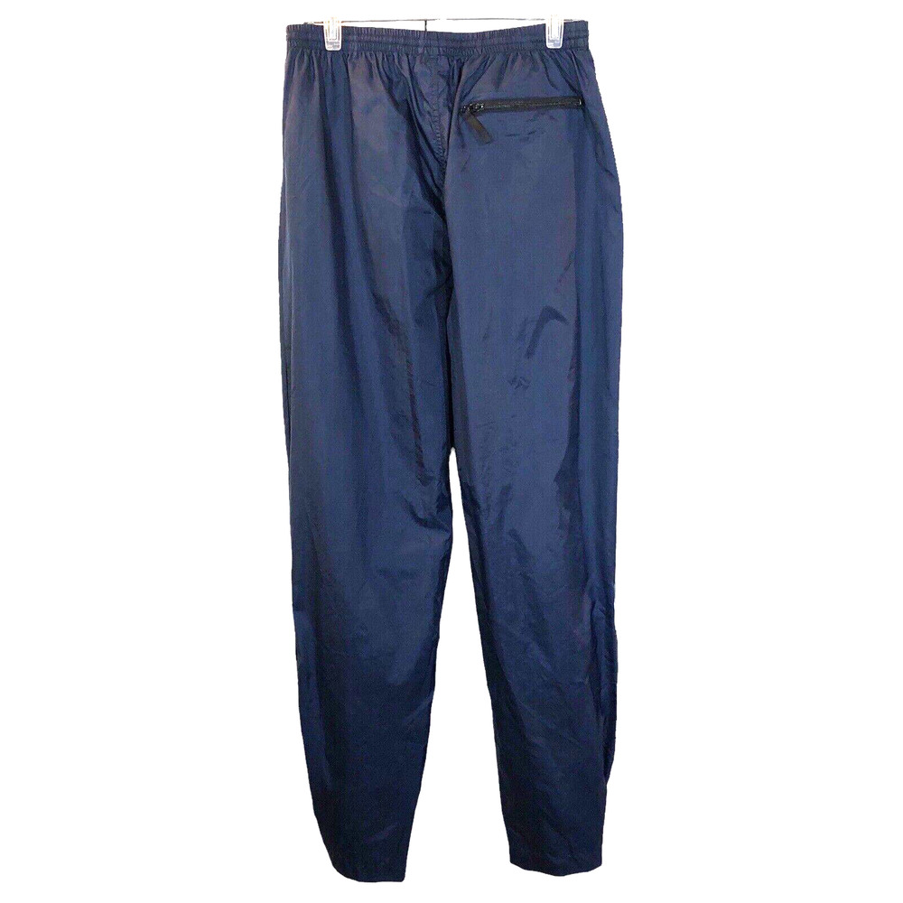 Helly Hansen Navy Nylon Shell Pants Sz L | Waterproof Outdoor Windbreaker - Picture 5 of 9